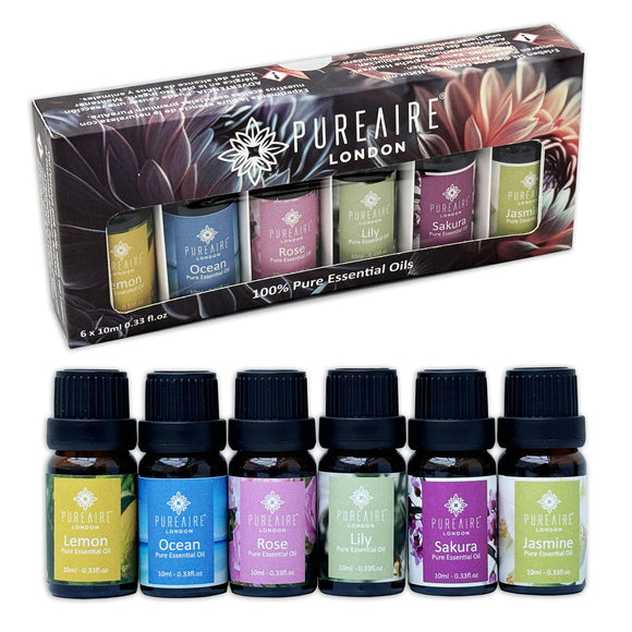 PureAire London Pure Essential Oils 6 Pack