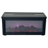 PureAire Ultrasonic Flame Effect Fireplace Diffuser Black 280ml